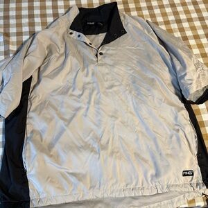 Ping Men's Light Tan and Black Windbreaker
